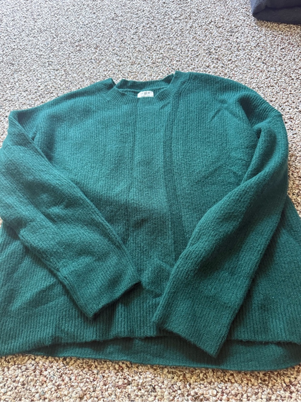 J. Crew Women's Crewneck Sweater in Teal Green